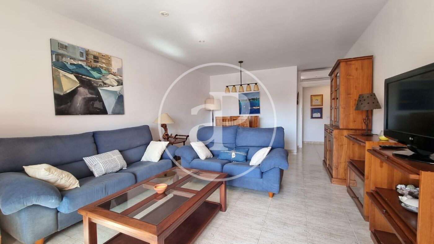 Living room of Duplex to rent in Jávea / Xàbia  with Air Conditioner, Heating and Terrace