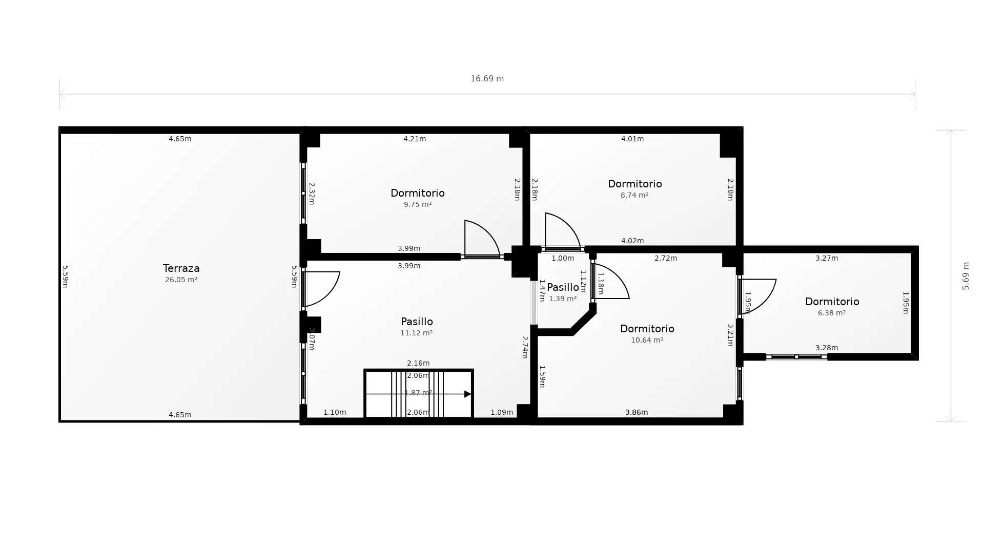 Dúplex en venta en Abarán con Terraza