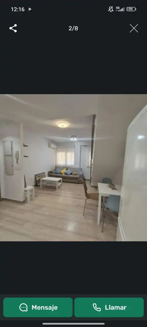 Sala de estar de Dúplex de alquiler en Alhendín con Amueblado