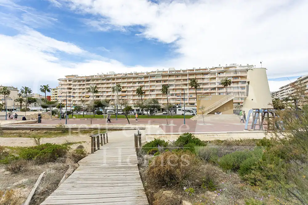 Vista exterior de Apartamento en venta en Peñíscola / Peníscola con Aire acondicionado, Calefacción y Amueblado