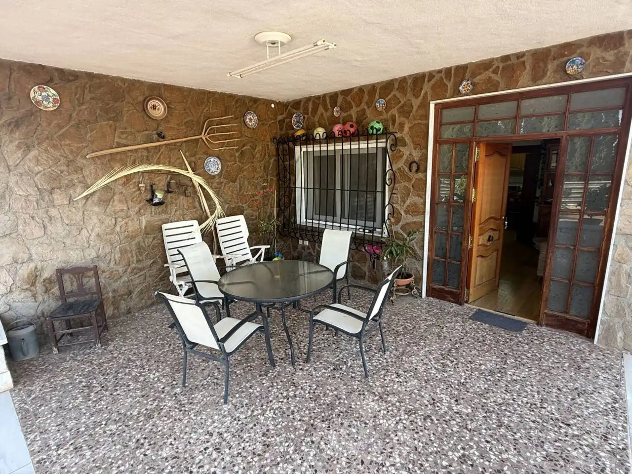 Terraza de Casa o chalet en venta en Elche / Elx con Aire acondicionado, Calefacción y Jardín privado