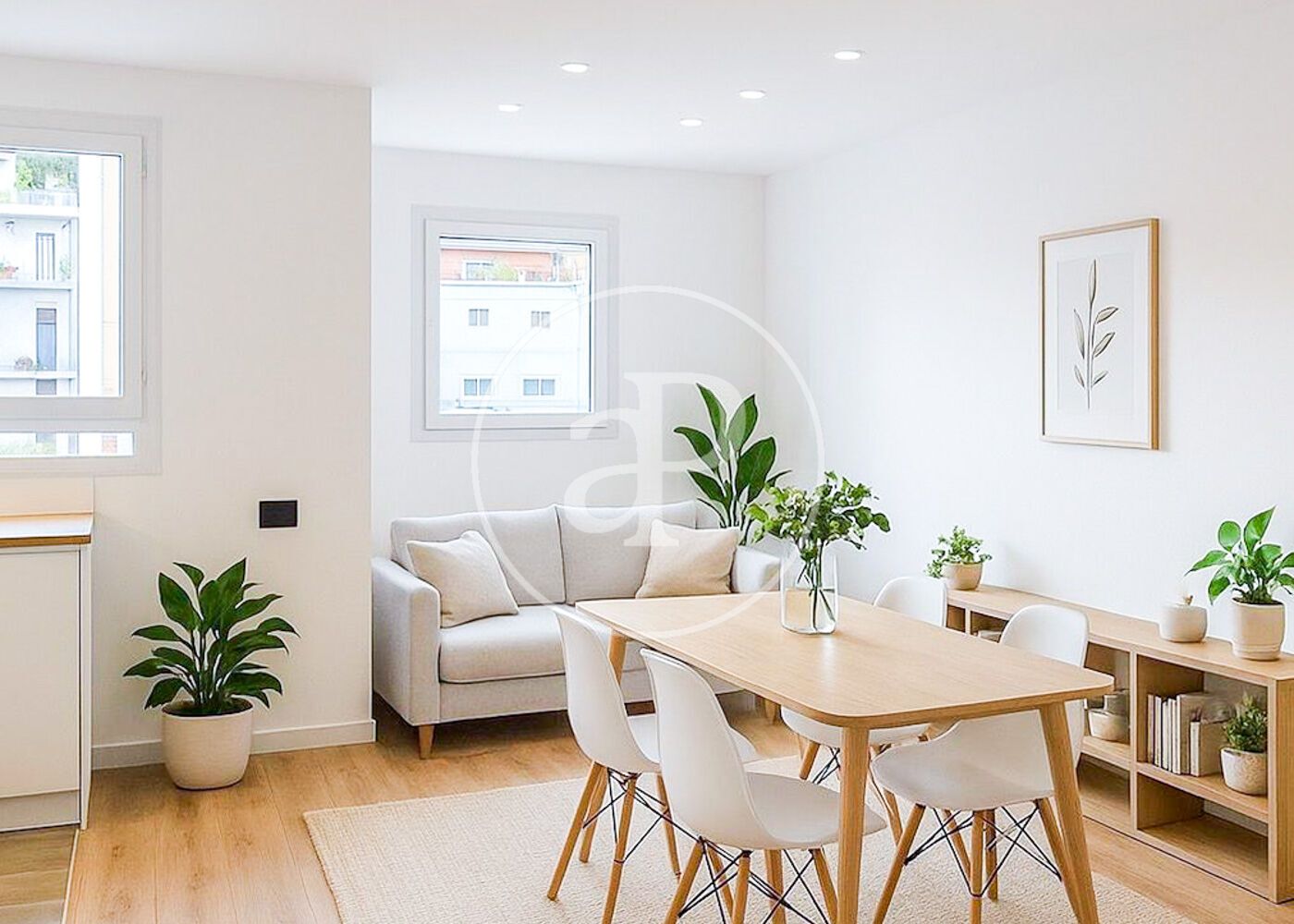 Sala d'estar de Pis en venda en  Barcelona Capital amb Aire condicionat, Calefacció i Terrassa