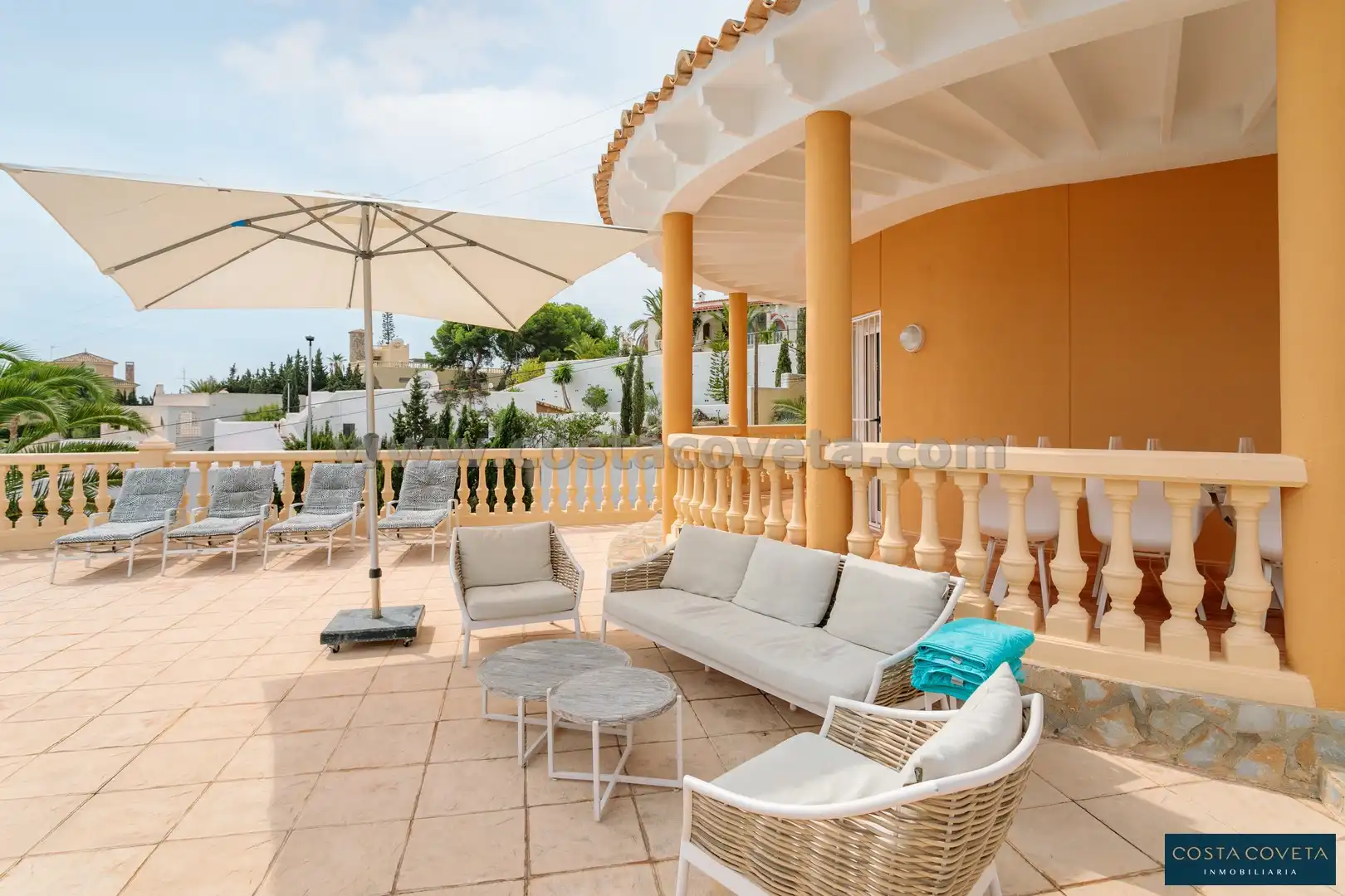 Terrace of Houses for sale in El Campello  with Air Conditioner, Private garden and Terrace
