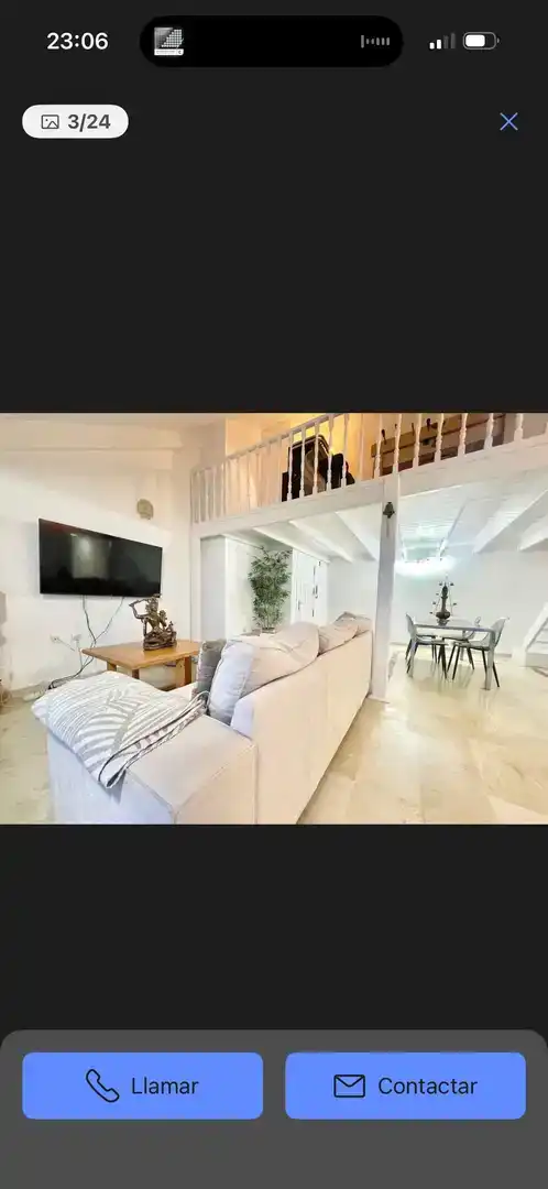 Sala de estar de Ático de alquiler en Orihuela con Aire acondicionado, Jardín privado y Piscina