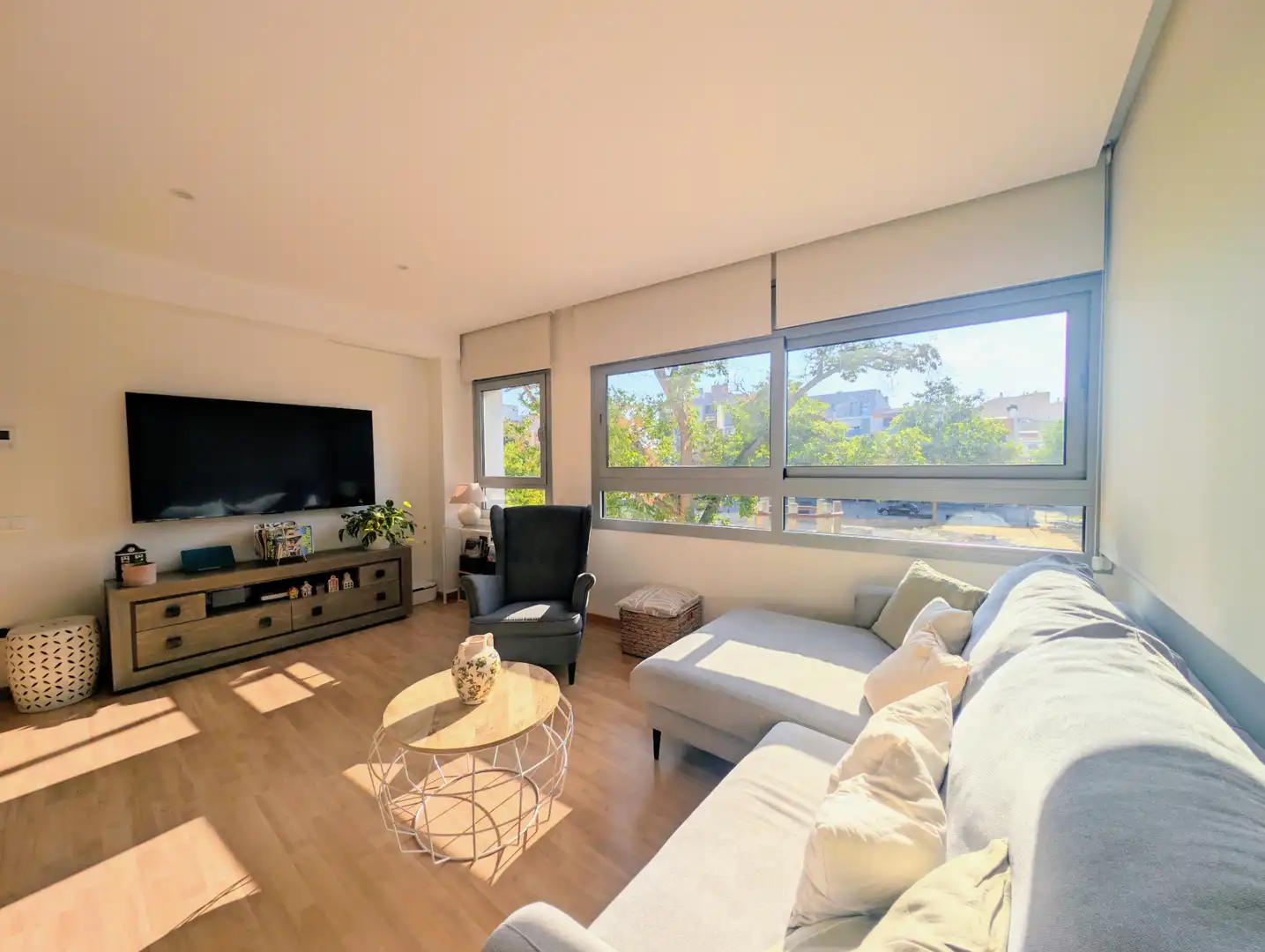 Living room of Duplexes for sale in Terrassa  with Air Conditioner and Terrace