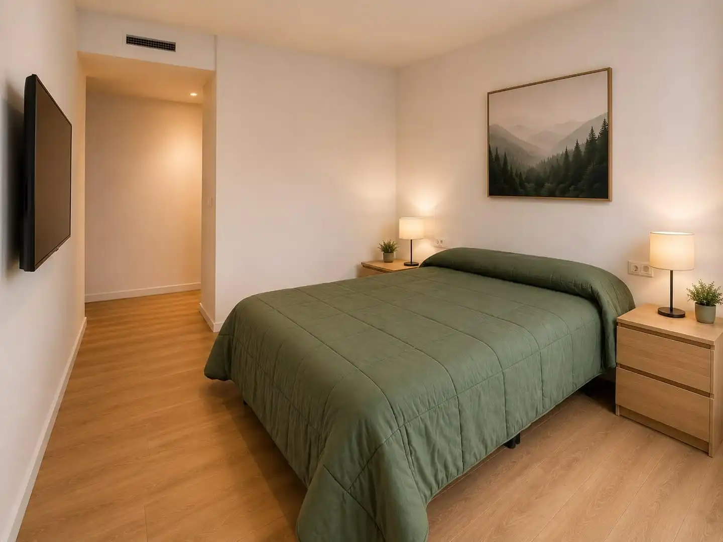 Bedroom of Flat for sale in Valencia  with Air Conditioner, Heating and Private garden