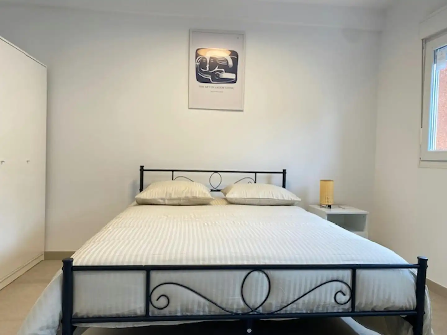 Bedroom of Flat for rent in Madrid  with Heating and Washing machine