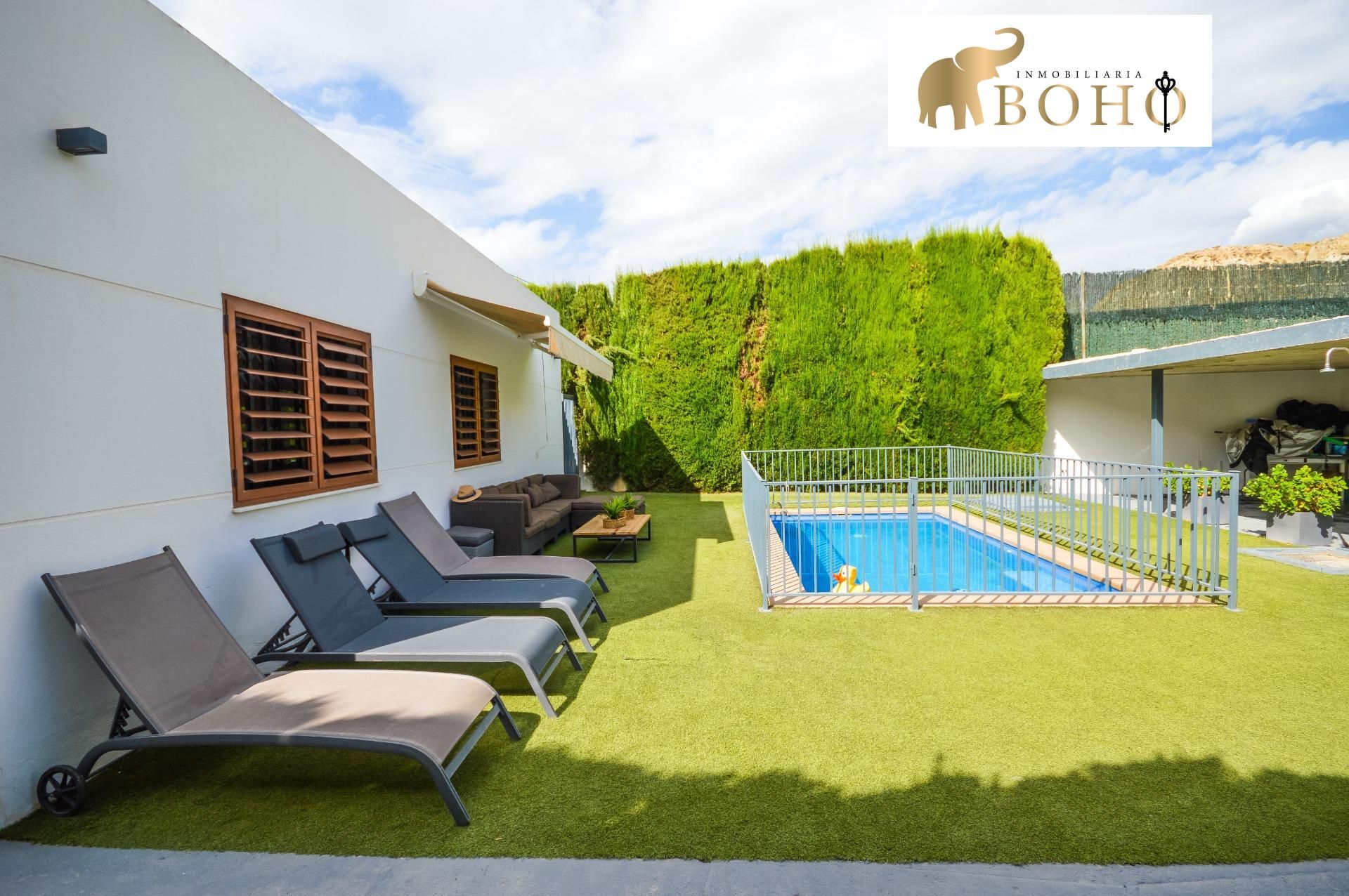 Swimming pool of House or chalet for sale in Rágol  with Air Conditioner, Heating and Private garden