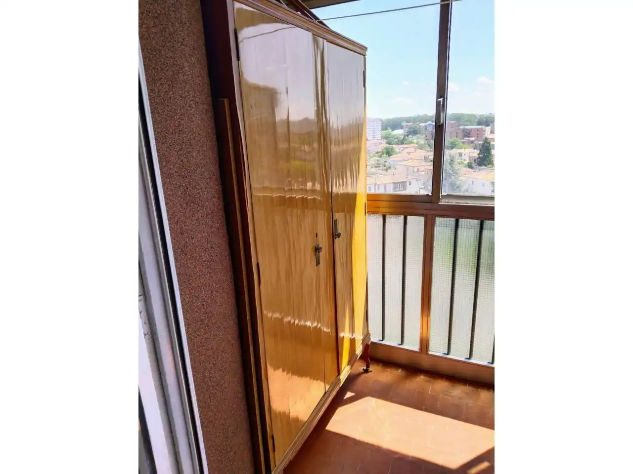 Balcony of Flat for rent in Burgos  with Heating, Parquet flooring and Terrace