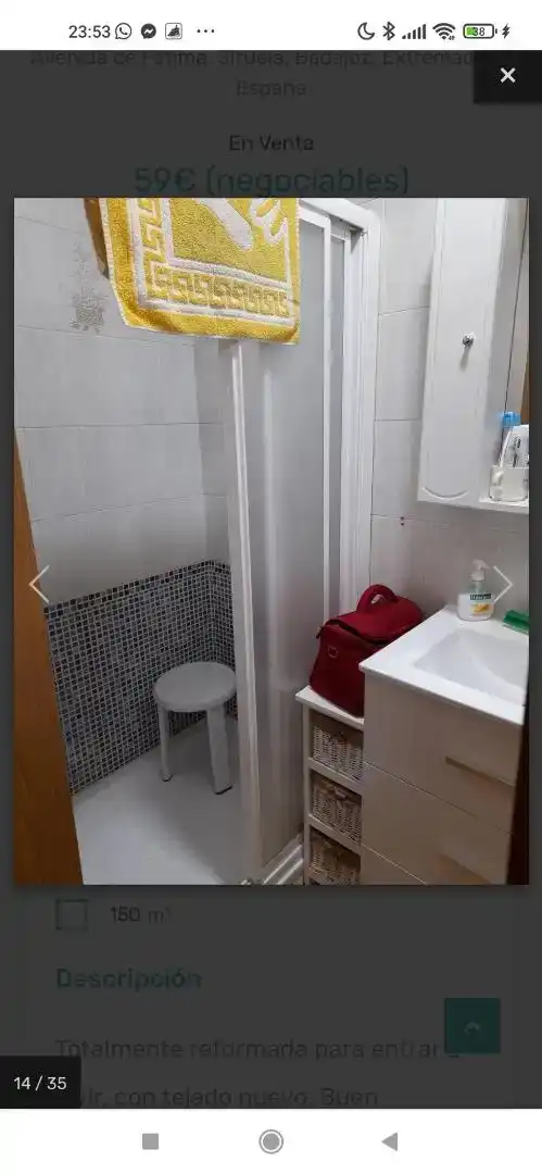 Bany de Pis en venda en Siruela, Badajoz