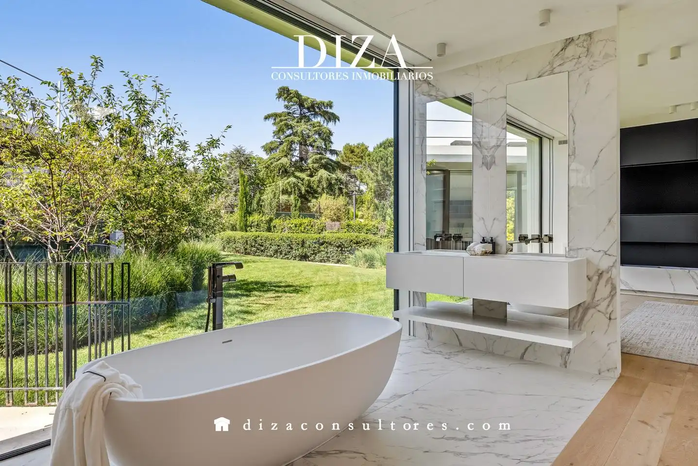 Jardín de Casa o chalet en venta en Pozuelo de Alarcón con Aire acondicionado, Calefacción y Jardín privado