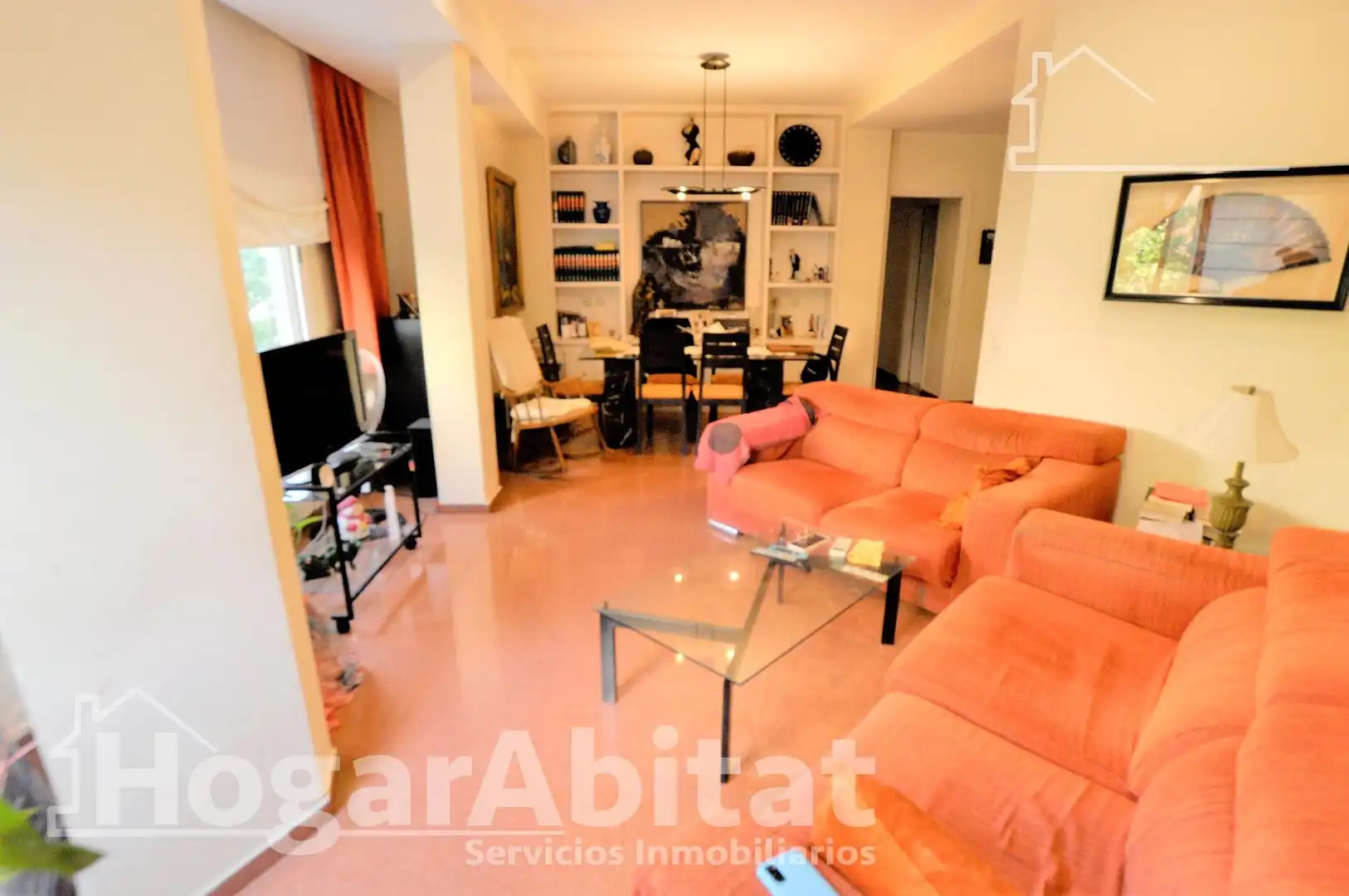 Living room of Flat for sale in Valencia  with Air Conditioner and Heating