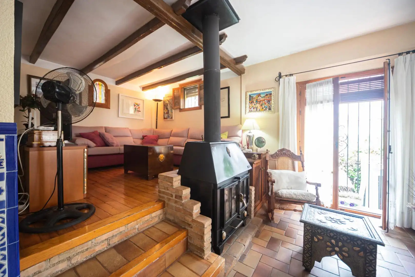 Living room of Houses for sale in Murcia  with Air Conditioner, Heating and Private garden