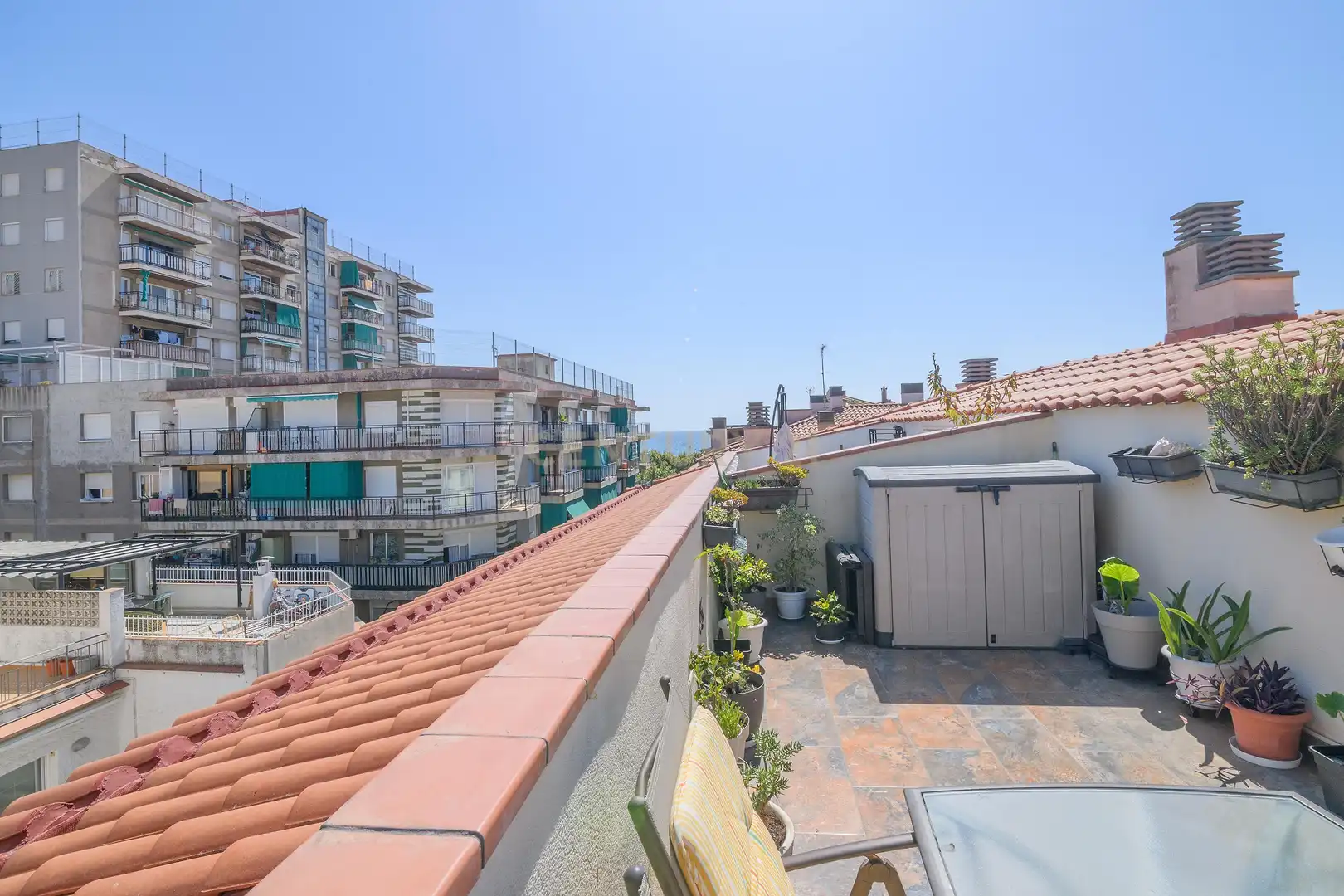 Terrasse von Wohnungen zum Verkauf in Calella
