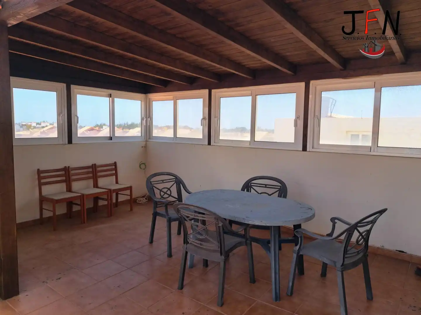 Terraza de Casa adosada en venta en Puerto del Rosario con Terraza, Trastero y Amueblado