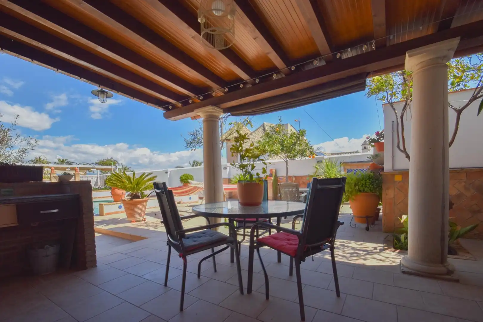 Terrassa de Casa o xalet en venda en Las Gabias amb Aire condicionat, Calefacció i Jardí privat