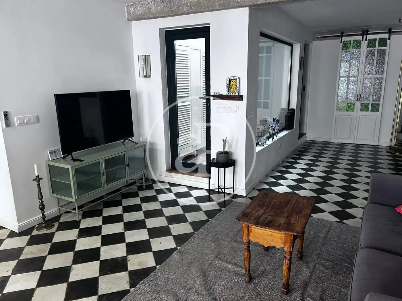 Sala d'estar de Pis de lloguer en Valencia amb Aire condicionat, Calefacció i Terrassa