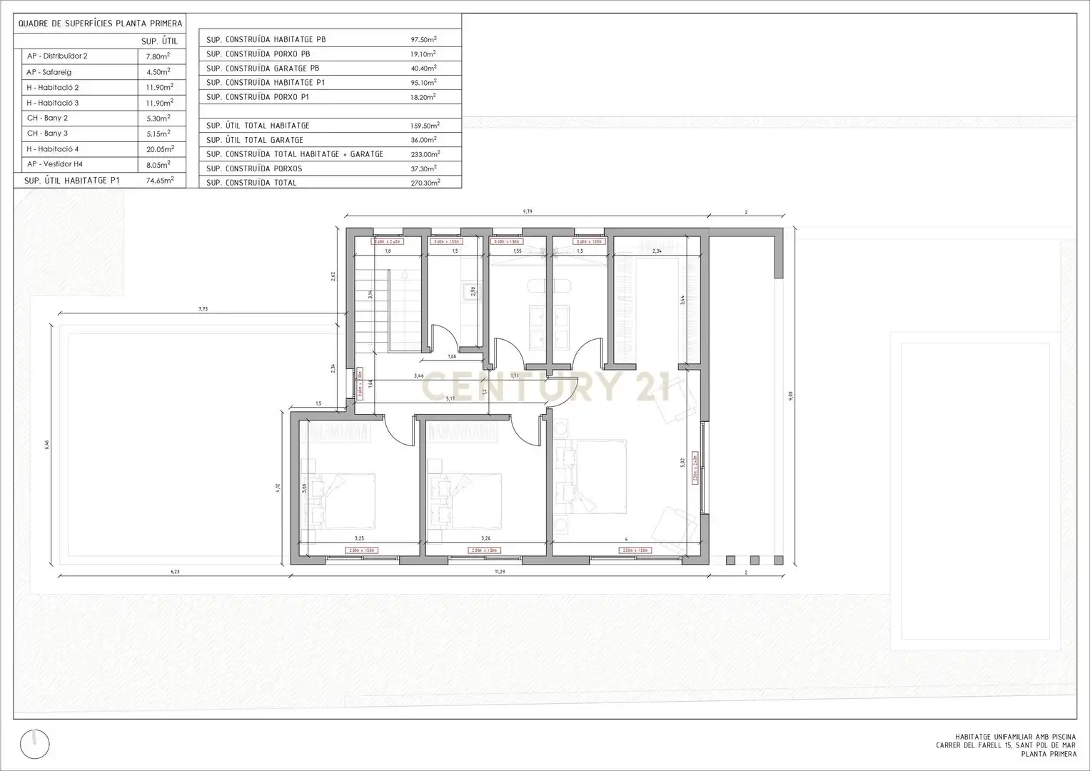 Casa con piscina in vendita a Carrer del Camì del Farell, 15, Sant Pol de Mar, Spain, imagen 30