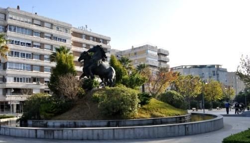 Vista exterior de Piso de alquiler en Jerez de la Frontera con Aire acondicionado, Calefacción y Balcón