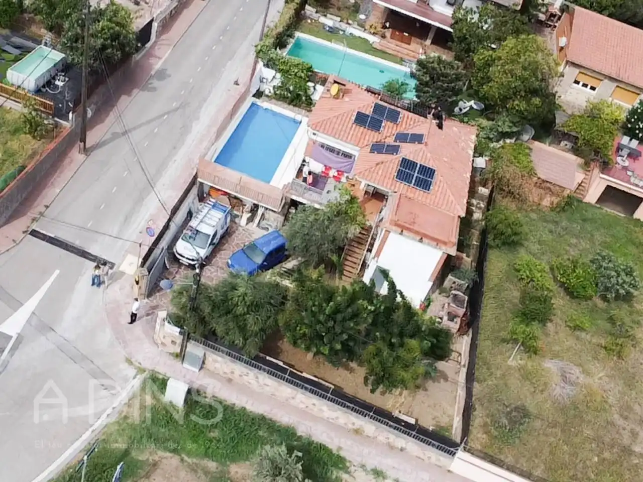 Vista exterior de Casa o chalet en venta en Caldes de Montbui con Jardín privado, Terraza y Piscina
