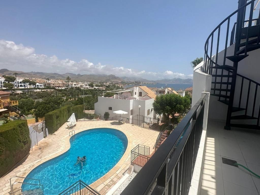 Swimming pool of Duplex for sale in Mazarrón