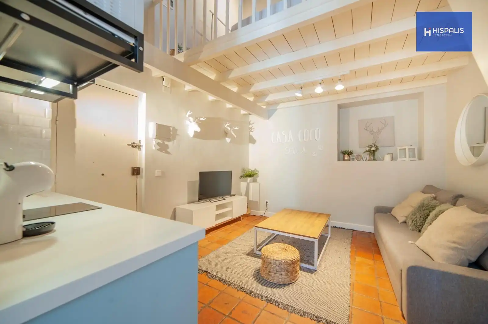 Sala de estar de Loft en venta en Casco Antiguo