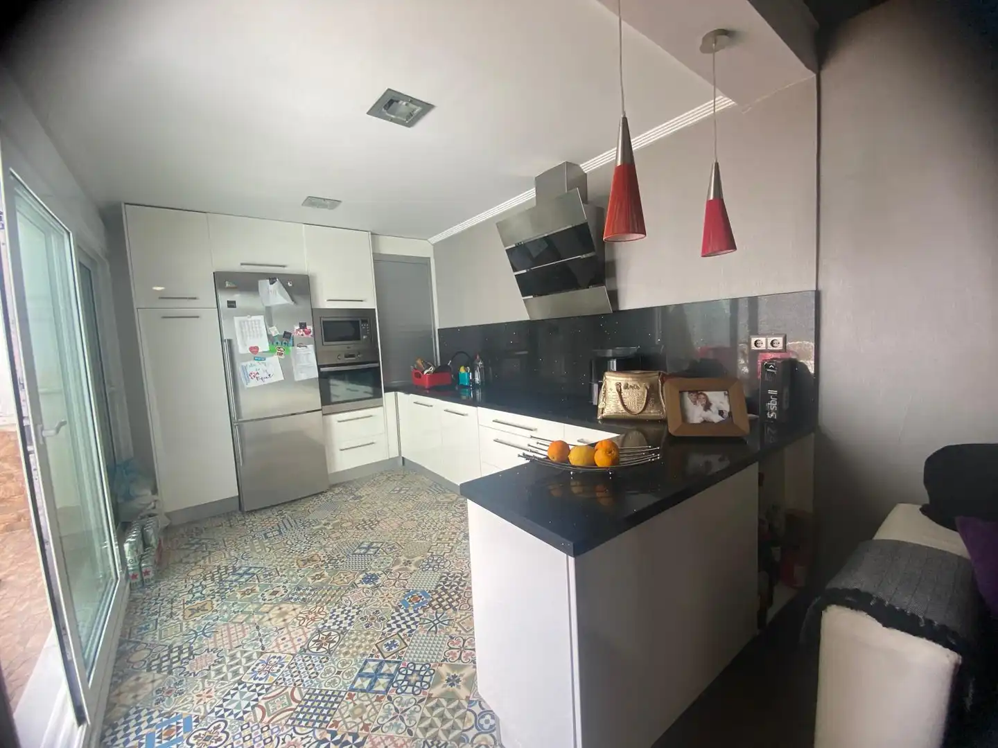 Cocina de Casa adosada en venta en El Real de Gandia con Aire acondicionado, Amueblado y Horno