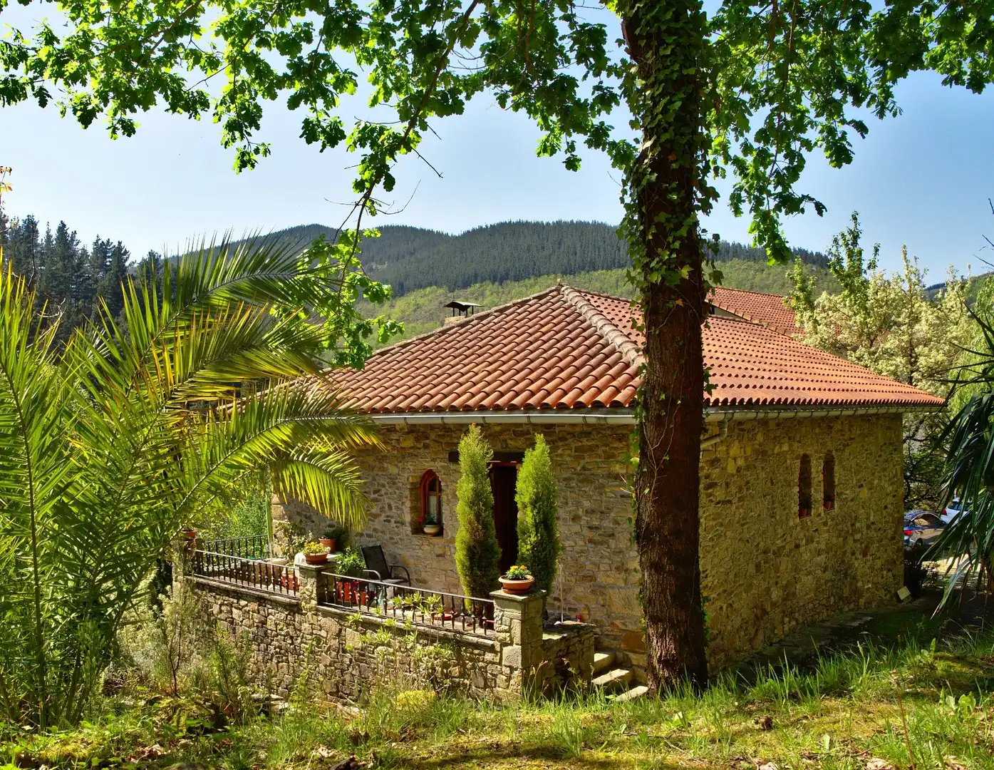 Vista exterior de Casa o xalet en venda en Orozko amb Terrassa i Moblat