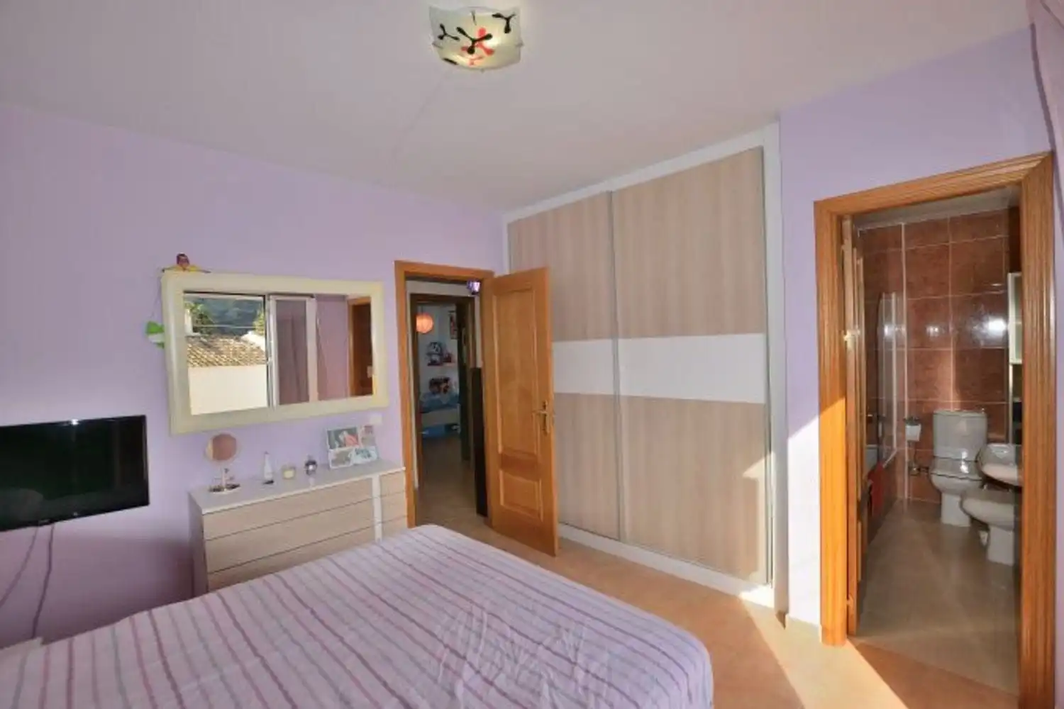 Bedroom of Detached homes for sale in Benaoján  with Air Conditioner, Private garden and Terrace