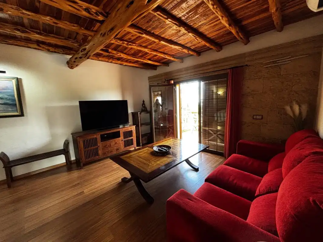Sala de estar de Planta baja de alquiler en Sant Joan de Labritja con Aire acondicionado, Calefacción y Amueblado