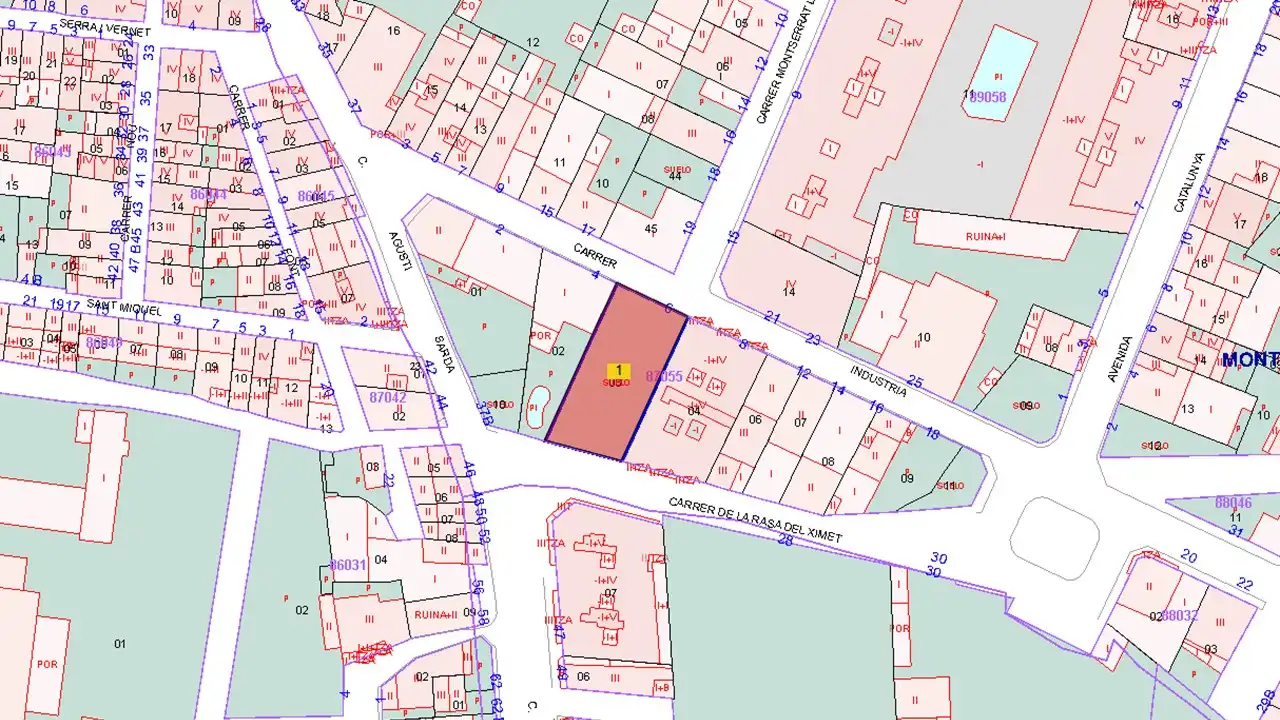 Terreny residencial en venda a Carrer de la Indústria 6