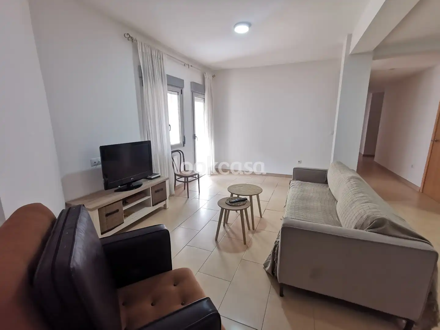 Sala d'estar de Pis en venda en Sanxenxo amb Calefacció, Moblat i Forn