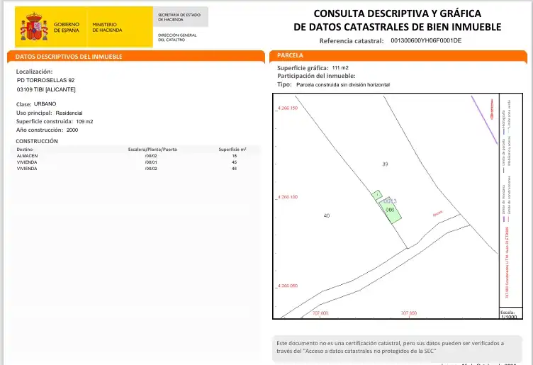 Houses for sale in Tibi, Alicante
