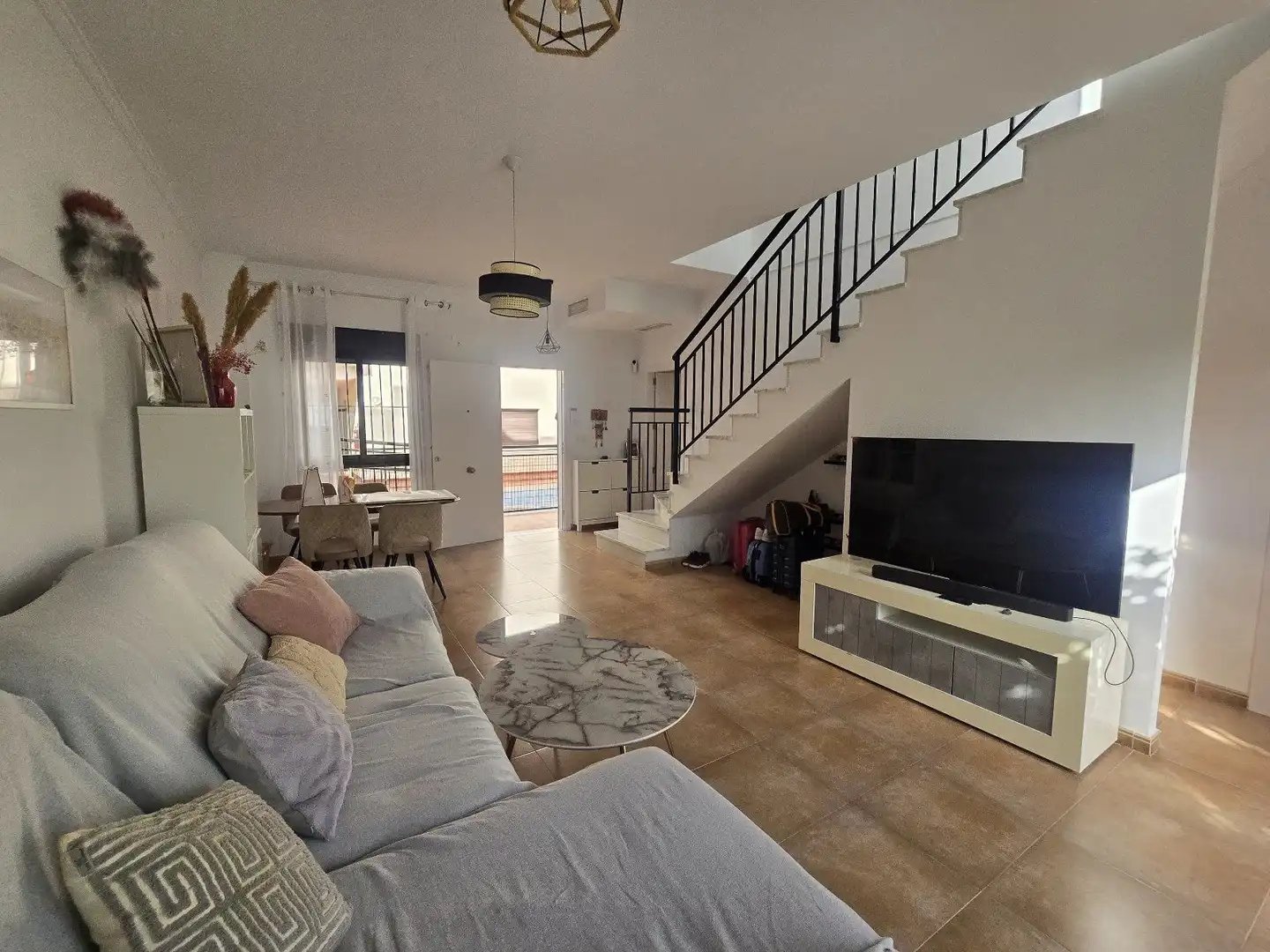 Sala de estar de Dúplex en venta en Turre con Aire acondicionado, Jardín privado y Terraza