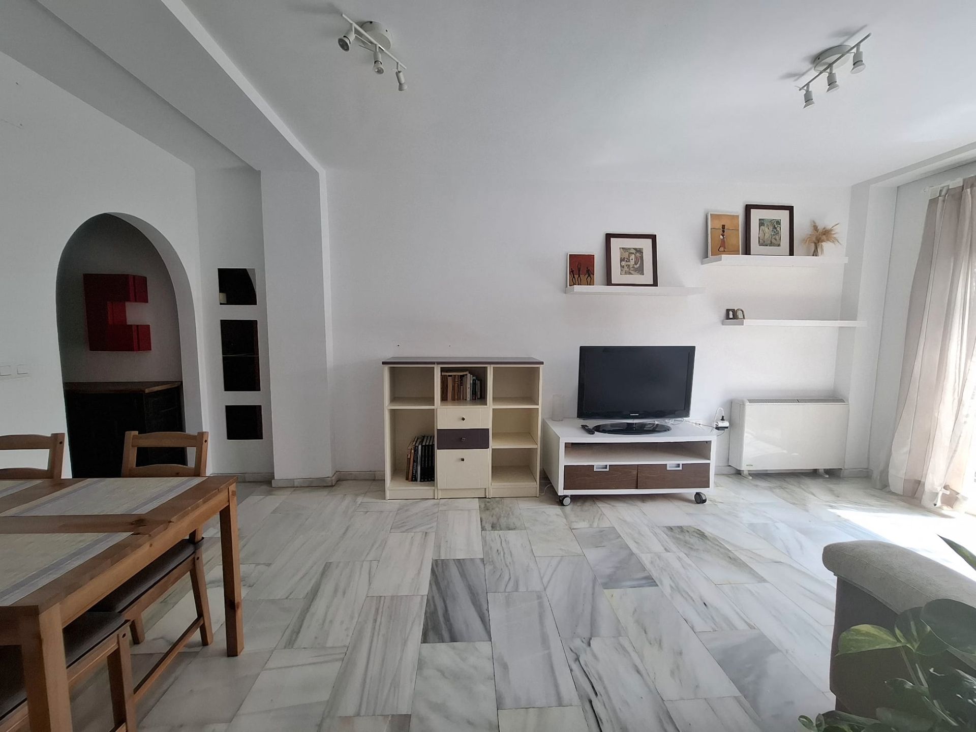 Wohnzimmer von Wohnungen zum verkauf in Gójar mit Klimaanlage, Möbliert und Gemeinschaftspool