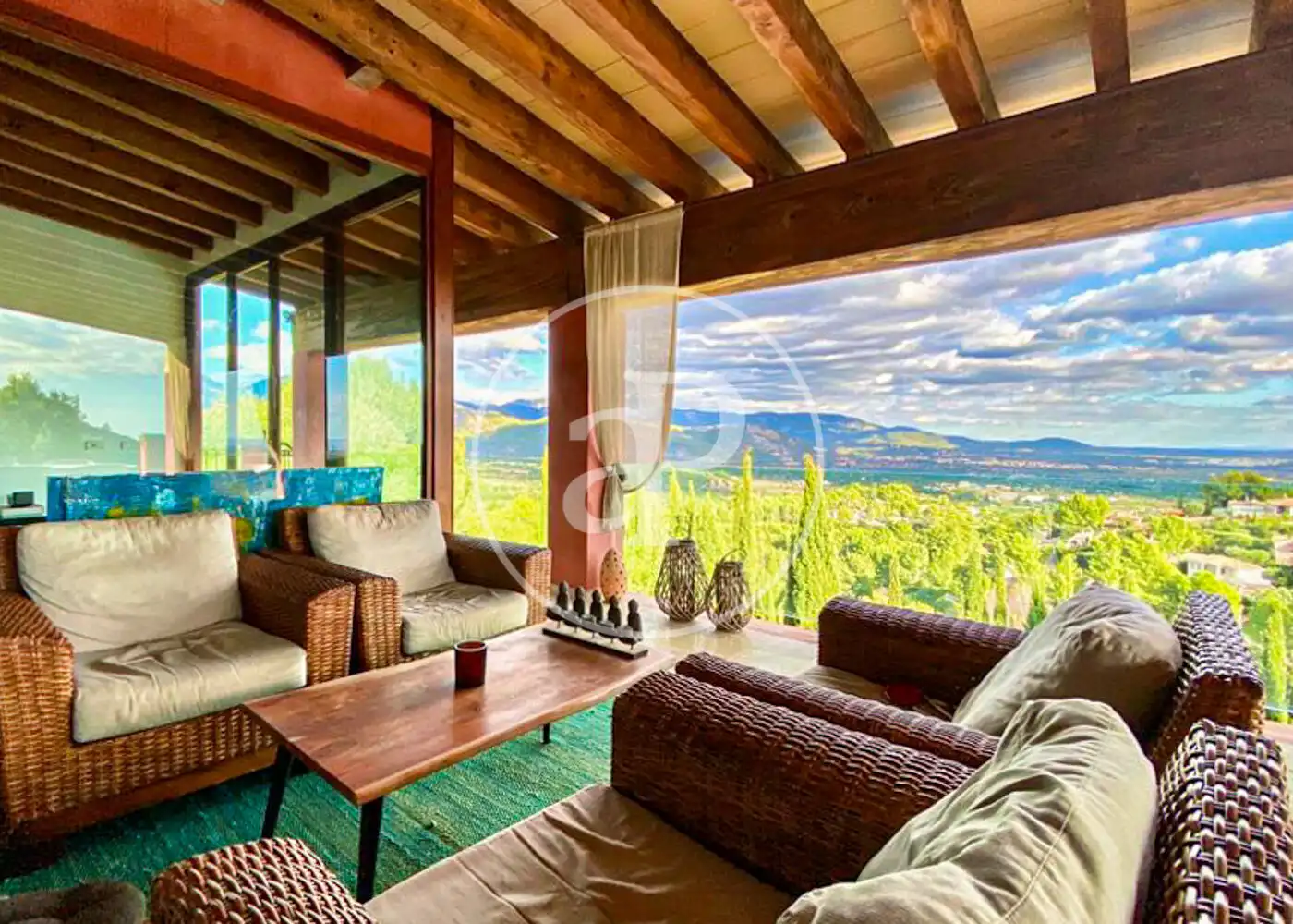 Sala de estar de Casa o chalet de alquiler en Esporles con Aire acondicionado, Calefacción y Jardín privado