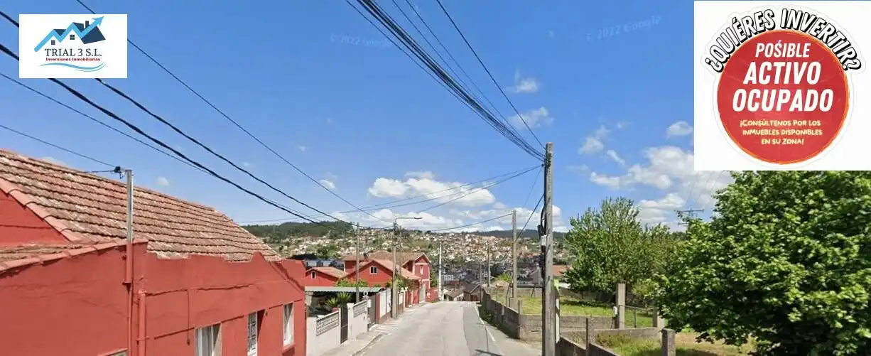 Vista exterior de Casa adosada en venda en Vigo 