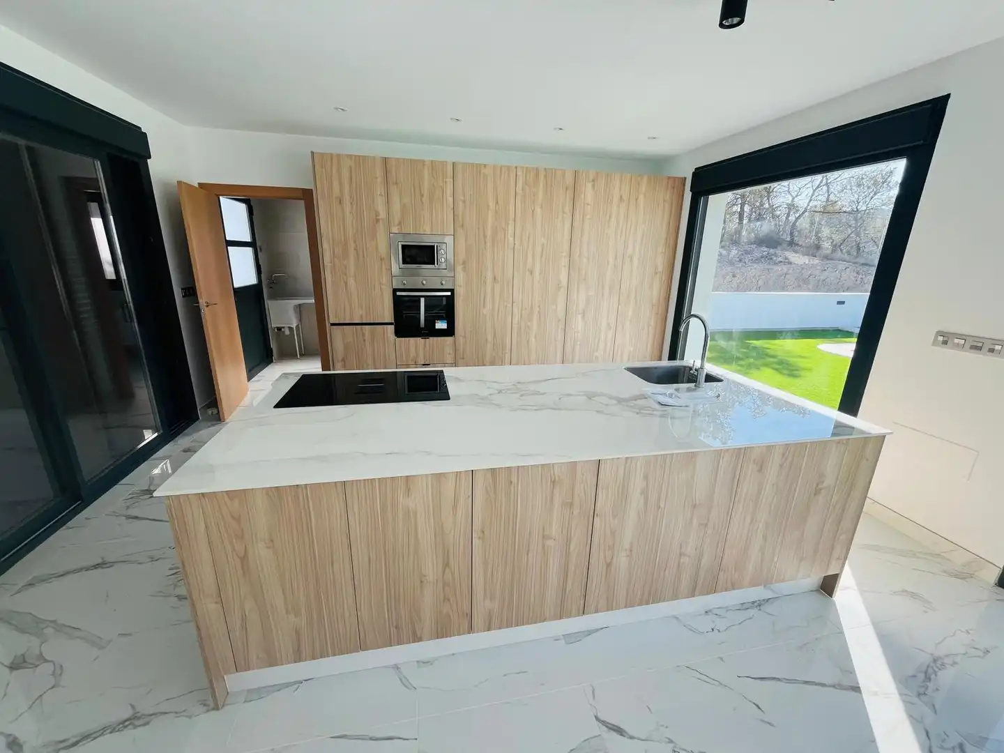 Cocina de Casa o chalet en venta en Lorca con Aire acondicionado, Calefacción y Jardín privado
