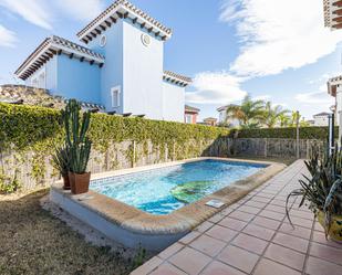 Vista exterior de Casa o xalet en venda en Torre-Pacheco amb Aire condicionat, Terrassa i Piscina