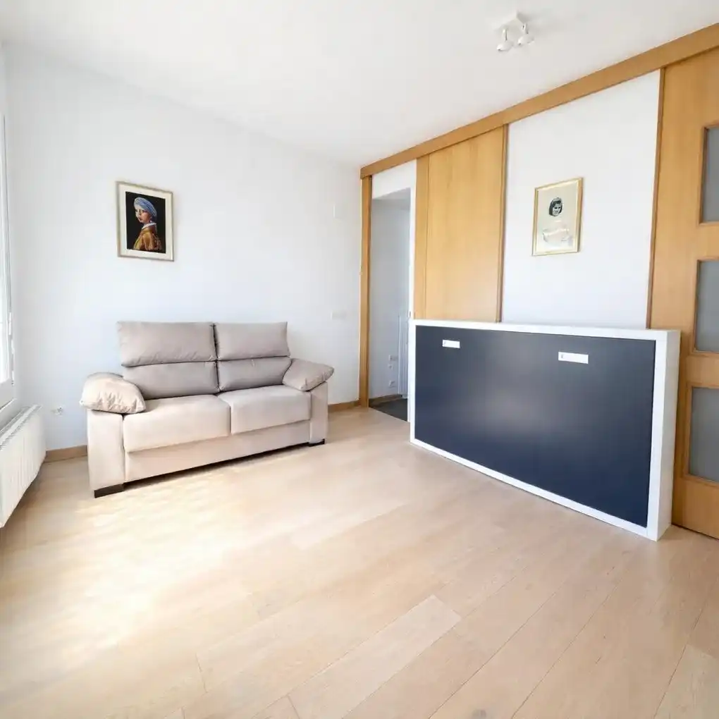 Sala de estar de Piso en venta en Vitoria - Gasteiz con Calefacción, Parquet y Terraza