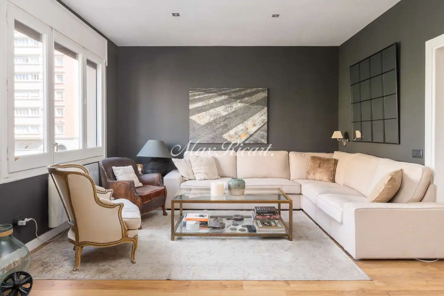 Living room of Flat for sale in Barcelona  with Heating, Terrace and Balcony
