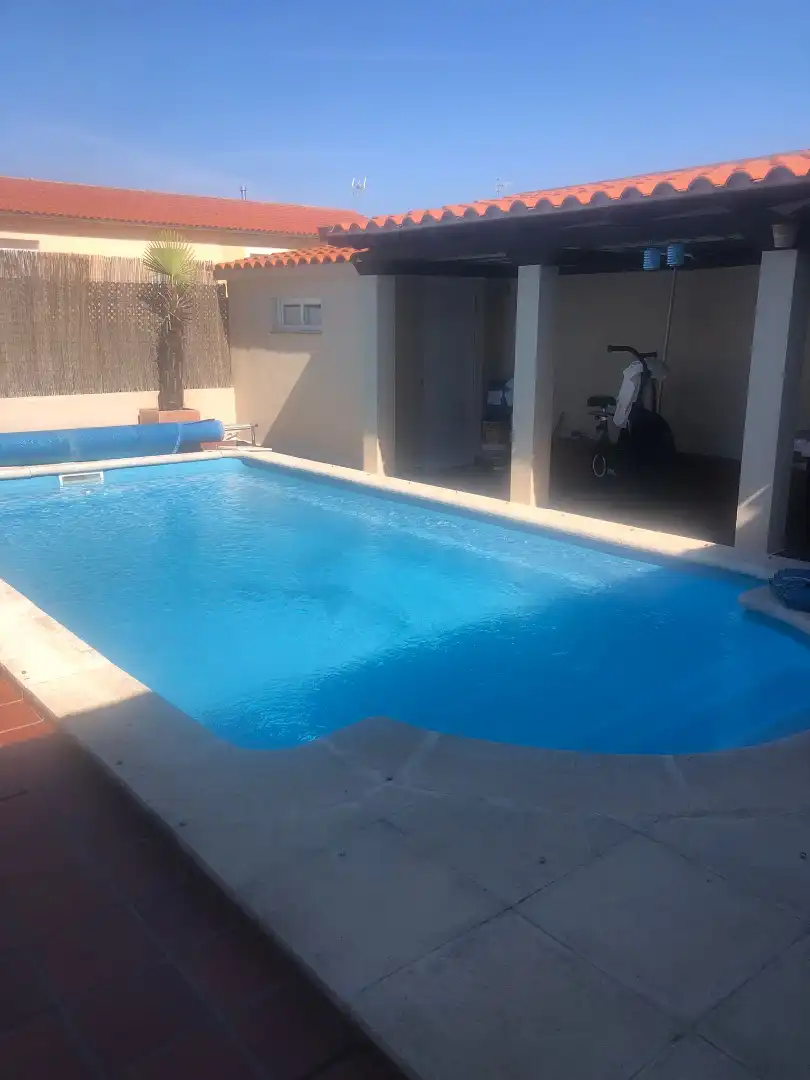 Swimming pool of Houses for sale in Plasencia  with Private garden, Swimming Pool and Furnished