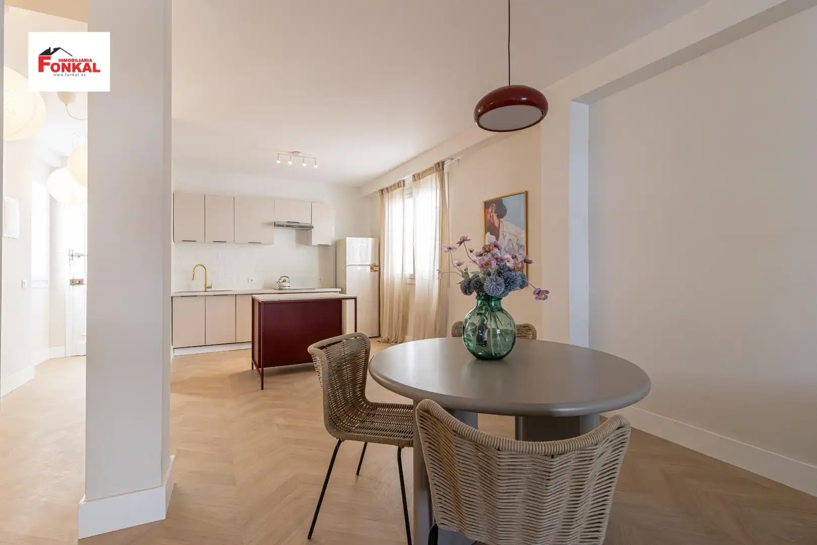 Kitchen of Flat for sale in Jerez de la Frontera  with Parquet flooring, Storage room and Furnished