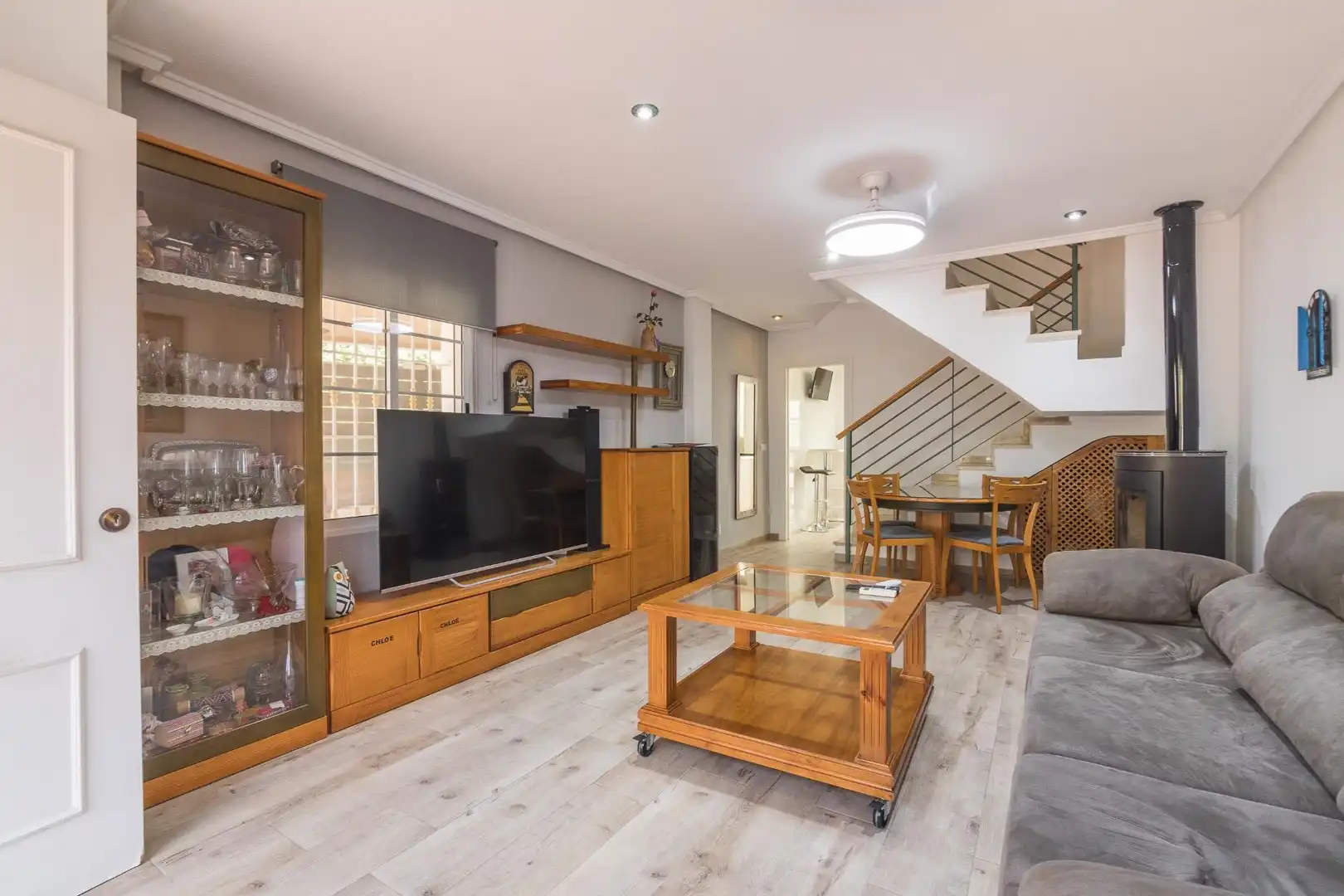 Living room of Detached homes for sale in Elche / Elx  with Air Conditioner, Heating and Private garden