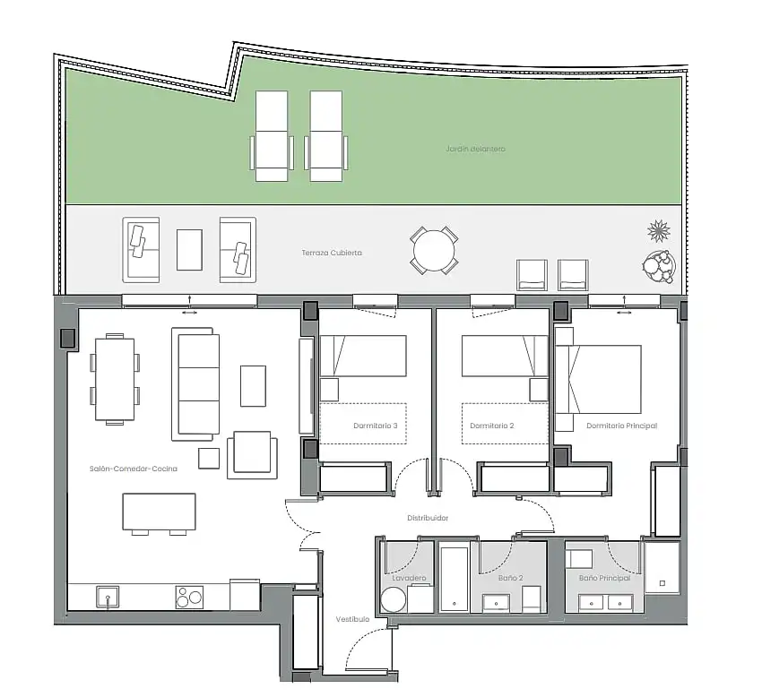 Apartment mit Aufzug zum Verkauf in Playa Bahía Dorada, imagen 17