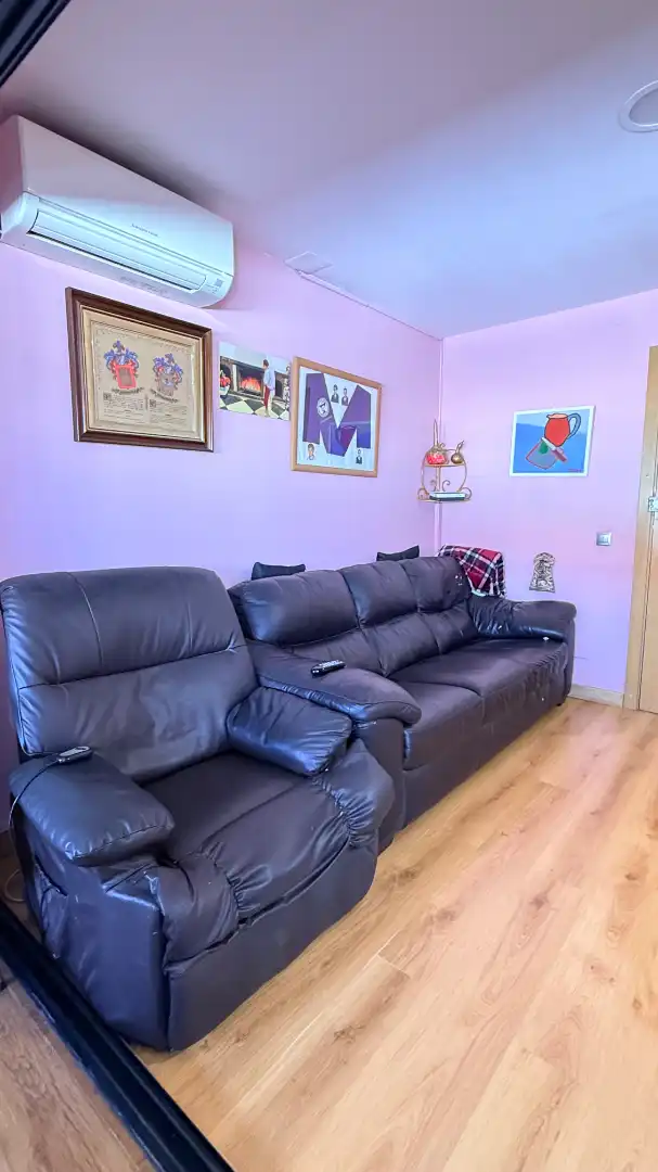 Sala d'estar de Àtic en venda en Mijas amb Aire condicionat, Calefacció i Parquet