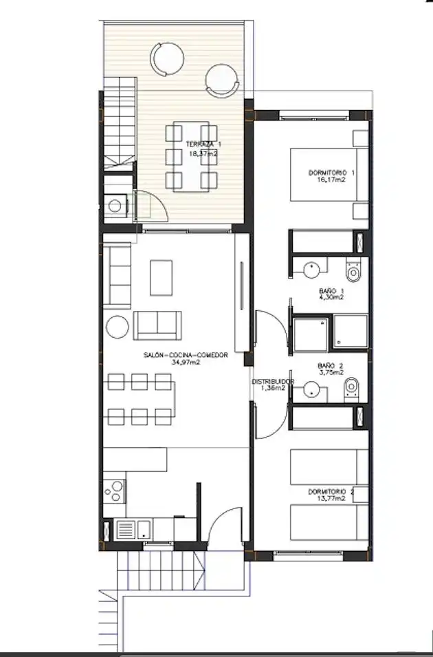 Apartament amb piscina de lloguer a Calle Ecuador 5, imagen 33