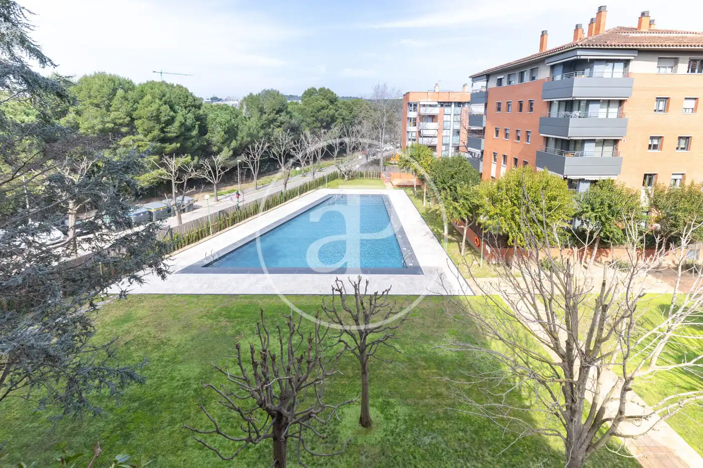 Swimming pool of Flat for sale in Sant Cugat del Vallès  with Air Conditioner, Heating and Terrace