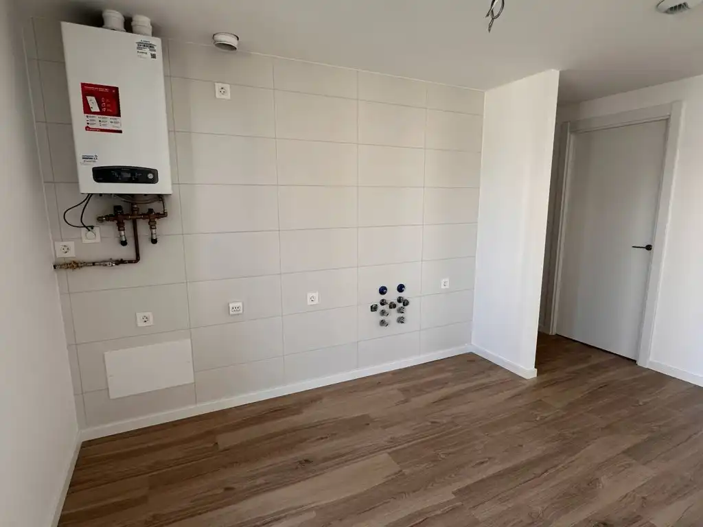 Kitchen of Flat for sale in Viana  with Heating, Parquet flooring and Terrace