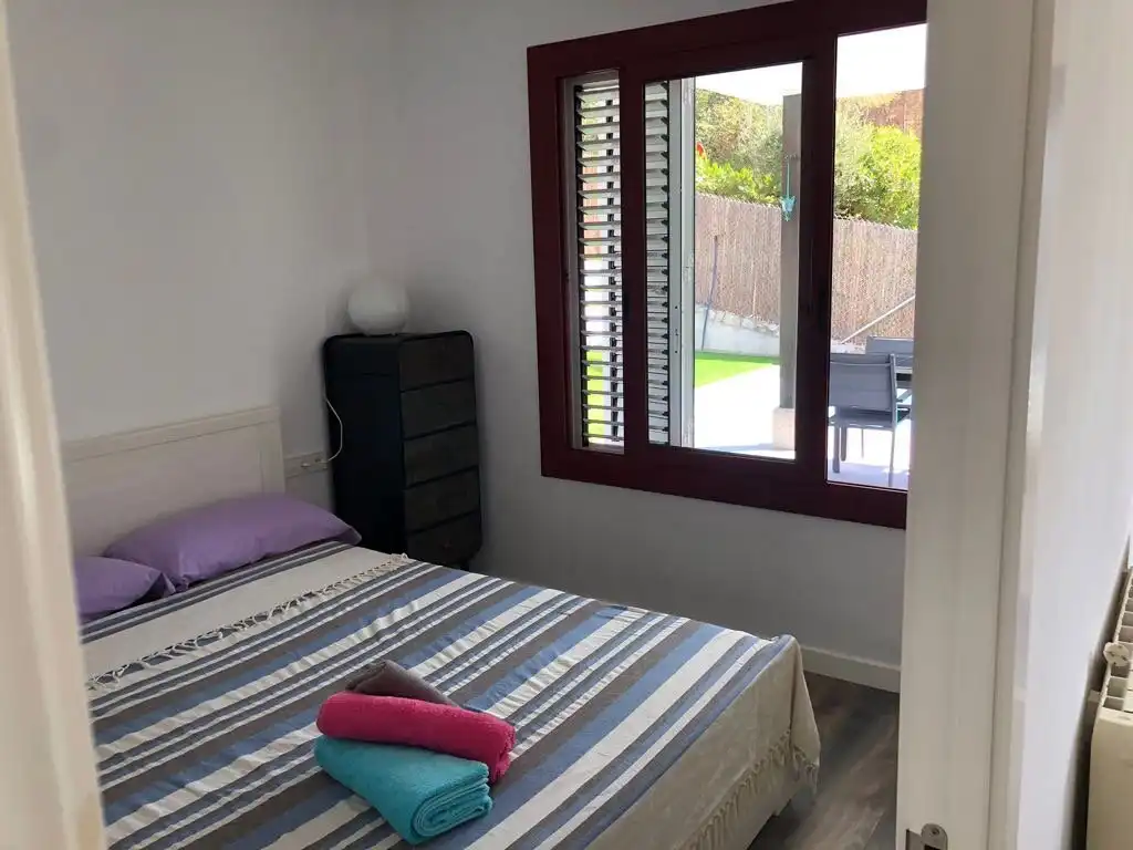 Schlafzimmer von Haus oder Chalet zur Miete in Sant Pere de Ribes mit Klimaanlage, Heizung und Privatgarten